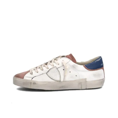 PHILIPPE MODEL Prsx Скейтборд Кроссовки Низкие Бело-Розовые Мужские