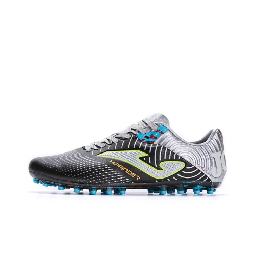 Joma MG MULTI Ground Футбольные бутсы Мужские Черные Серебряные Устойчивые к истиранию и царапинам