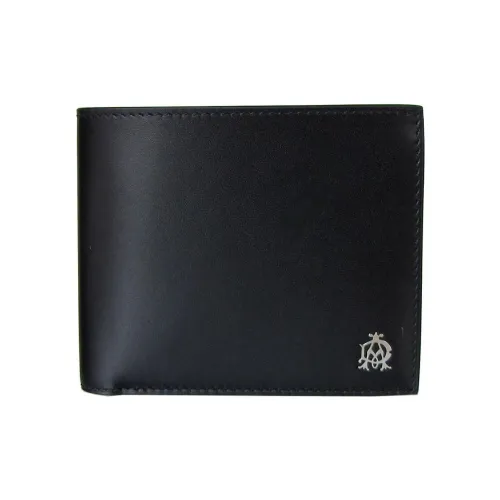 Dunhill Кожа Кошелек Мужской Черный