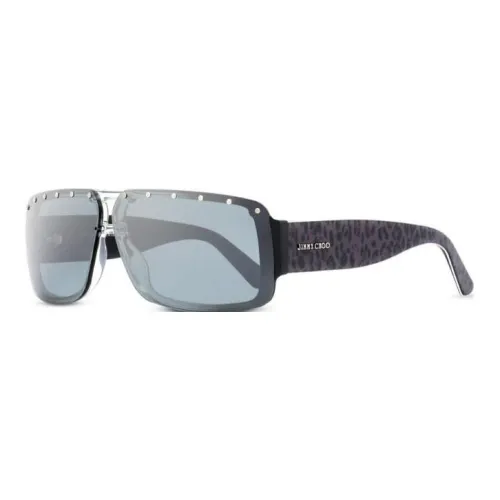 Jimmy Choo Ацетат Пластик Нерегулярная форма Солнцезащитные очки Женские Серый