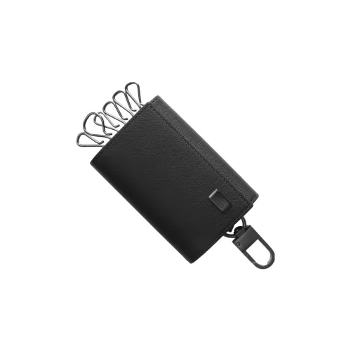 Dunhill Кожа Key Pouch Мужской Черный