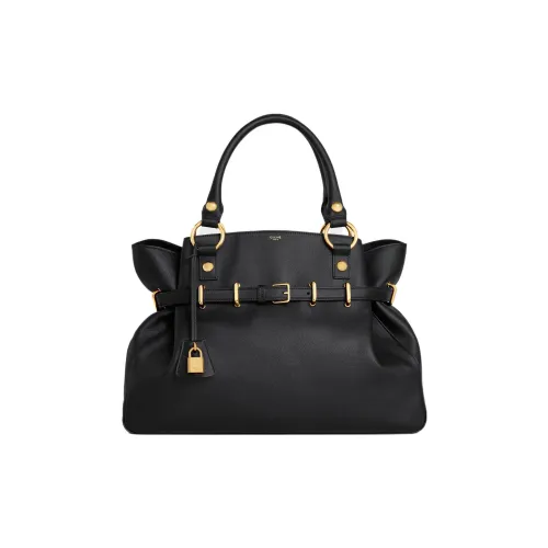 CELINE Soft Корова Кожа Bag Medium Women's Black