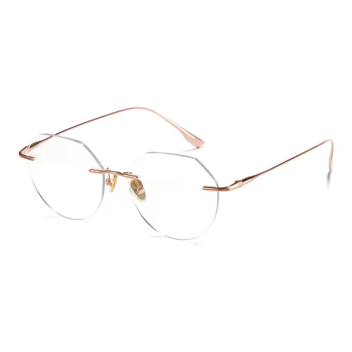 CYXUS Чистый титан Нерегулярная форма Оправы для очков Унисекс