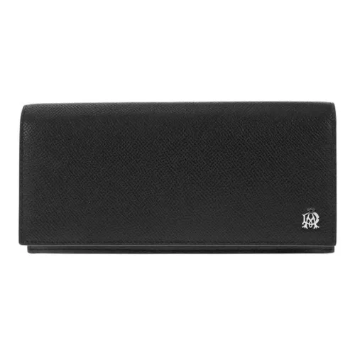 Dunhill Кожа Кошелек Стандартный Мужской Черный