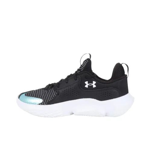 Under Armour Flow FUTR X 3 Устойчивые к истиранию низкие беговые кроссовки унисекс черного цвета