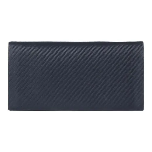 Dunhill Chassis Кожа Кошелек Стандартный Мужской Синий