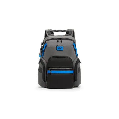 TUMI Nylon Backpack Standard Men's Gray Blue TUMI Нейлоновый рюкзак стандартный мужской серый синий