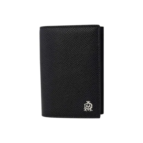 Dunhill Кожа Кошелек Мужской Черный