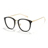 Яркая черная рамка / Ярко-золотая нога T01