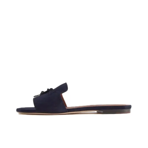 Loro Piana Слипоны Черные Женские