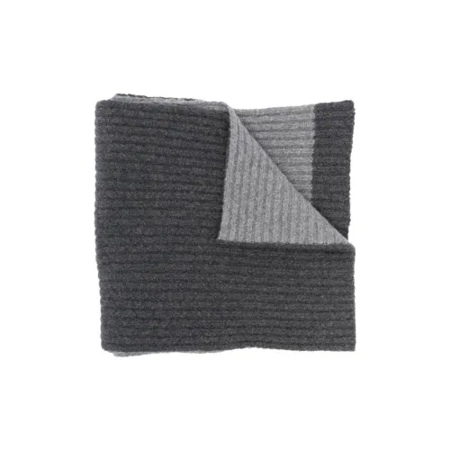 BALMAIN Вязаные шарфы Мужской Серый