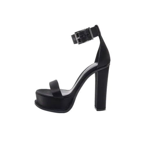 Alexander McQueen One Ремень Сандалии 12,5 см Женские Черные