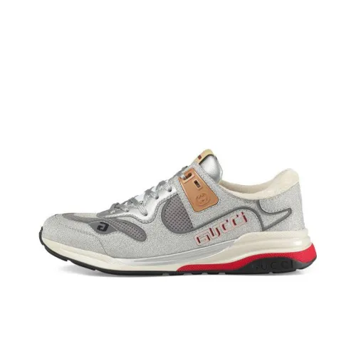 GUCCI Ultrapace Low Топ Повседневная обувь Мужская Серебристо-Серый