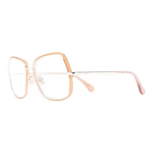 MaxMara Ацетат Нерегулярная форма Оправы для очков Женские Апельсин