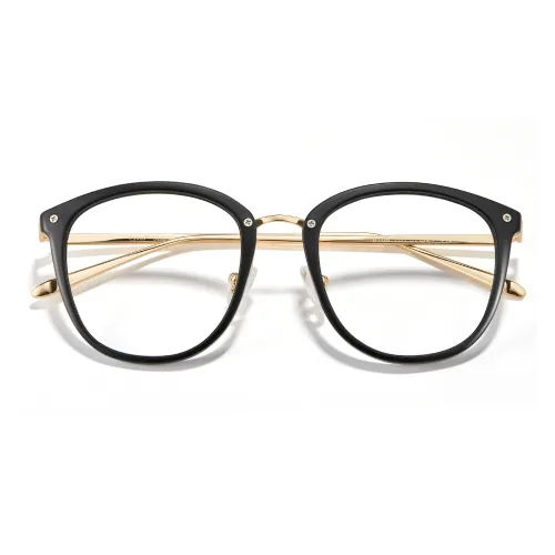 CYXUS Сплав TR90 Нержавеющая Сталь Овал Оправы для Очков Унисекс