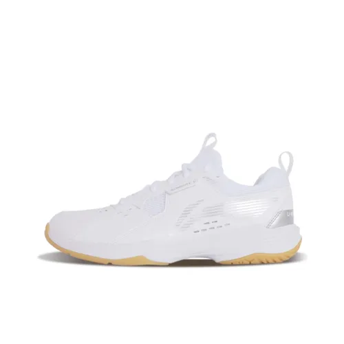 Лайнер Ace Ⅴ Амортизаторы Slip-resistant устойчивый к истиранию дышащий MID Топ Бадминтон Обувь Unisex Белый