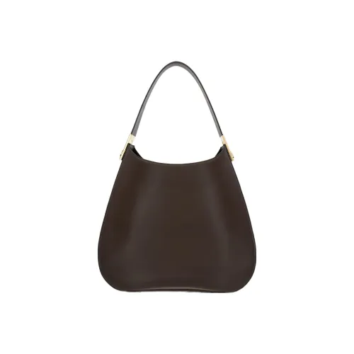 FERRAGAMO Телячья кожа Хобо Сумка Большая Женская Коричневая Сумка