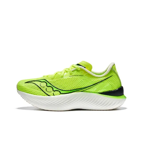 Saucony Endorphin Pro 3 Беговые кроссовки Низкий топ Зеленый Черный Мужской