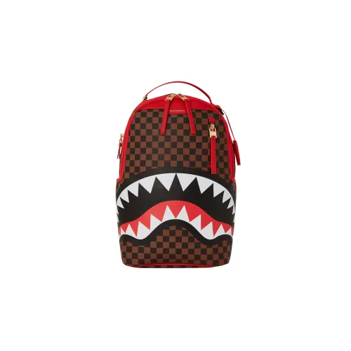 SPRAYGROUND Рюкзак из искусственной кожи стандартный мужской коричневый красный