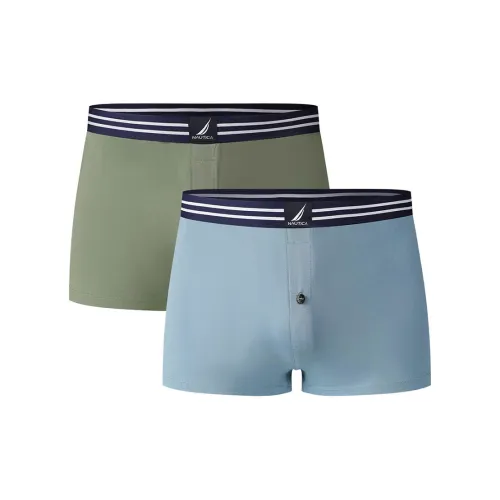 NAUTICA UNDERWEAR Зеленый+Синий Мужские боксер-шорты
