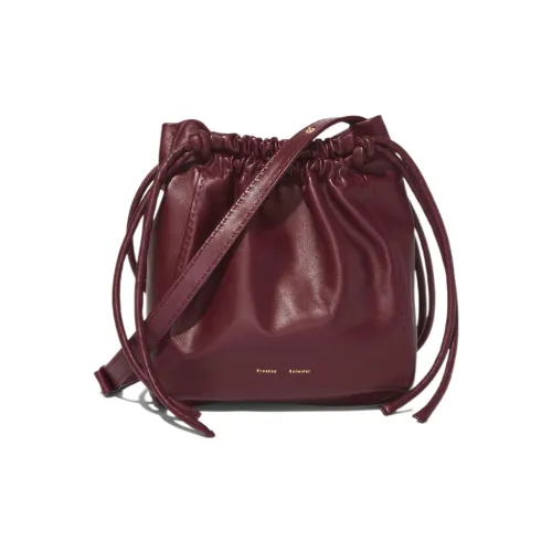 PROENZA SCHOULER Napa Овечья кожа Сумка через плечо Сумка на плечо Женская Темно-красный