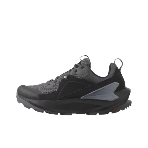 SALOMON Elixir Slip Resistant Abrasion Resistant Низкий Топ Походная обувь Мужская Черный