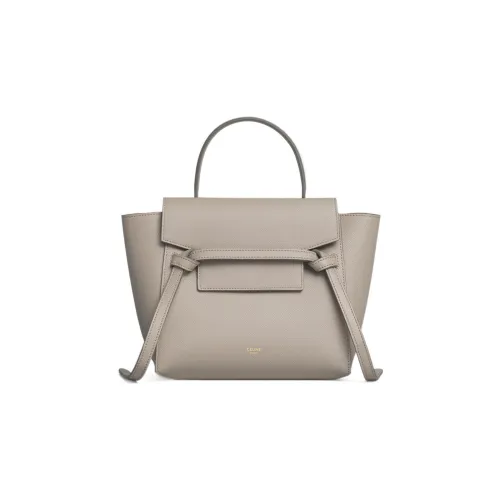 CELINE Рельеф Телячья Кожа Сумка Сом Сумка через плечо Сумка Extra Mini Женская Светлый Тауп