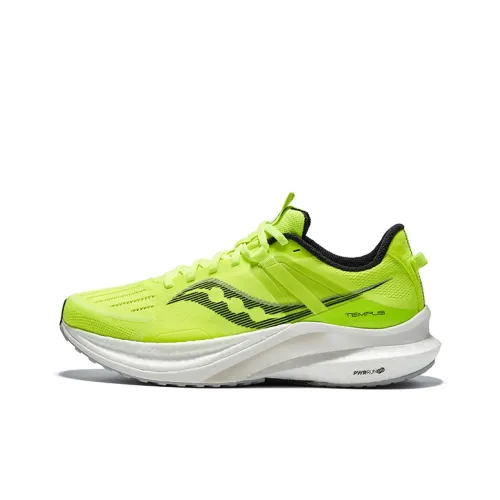 Saucony Tempus TanTu 1 Low Топ Беговые кроссовки Мужские Желтый Черный