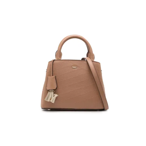 DKNY PVC Одно плечо Ручная сумка Сумка через плечо Стандартная Женская Верблюжий коричневый