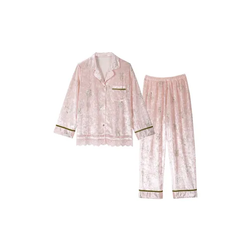 IIZZINI Пижамный комплект женский розовый
