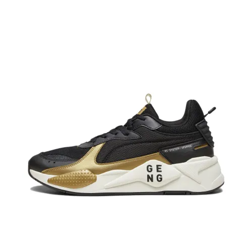 PUMA RS X Low Топ Кэжуал Женский Черный Золото