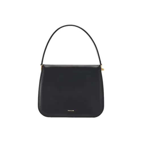 FERRAGAMO Телячья кожа Сумка Маленькая Женская Черная