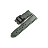 Зеленый кожаный материал без пуговицы