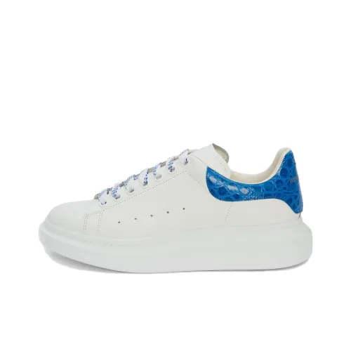 Alexander McQueen Oversized Sneaker Low Топ Стильные Скейтбординги Мужской Белый Синий