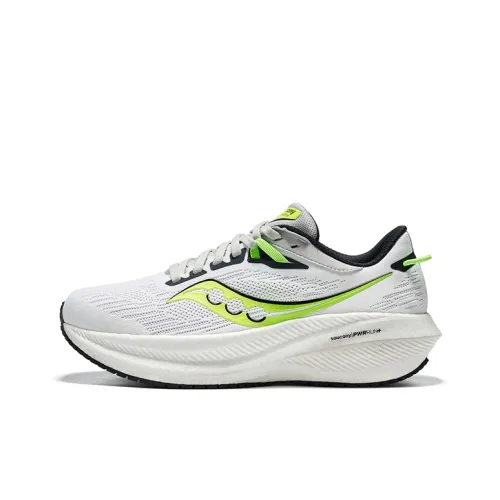 Saucony Triumph Victory 21 Беговые кроссовки Низкий верх Белый Зеленый Женские