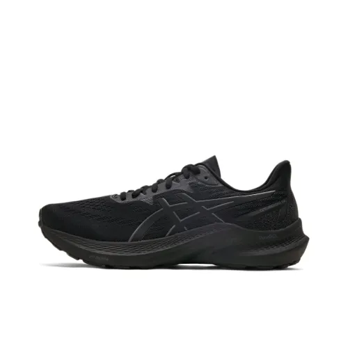 ASICS GT 2000 12 Устойчивый к истиранию Низкий Топ Тренировочная Обувь для Бега на длинные дистанции Мужской Черный