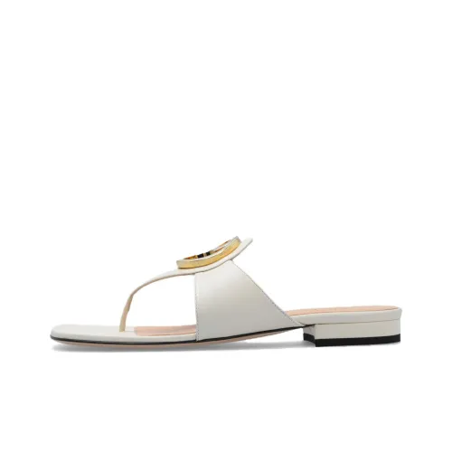 GUCCI Blondie Шлепанцы Женские Белые