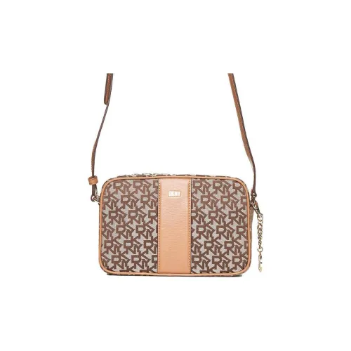 DKNY Полиэстер Сумка через плечо Сумка на плечо Стандартная Женская Коричневая