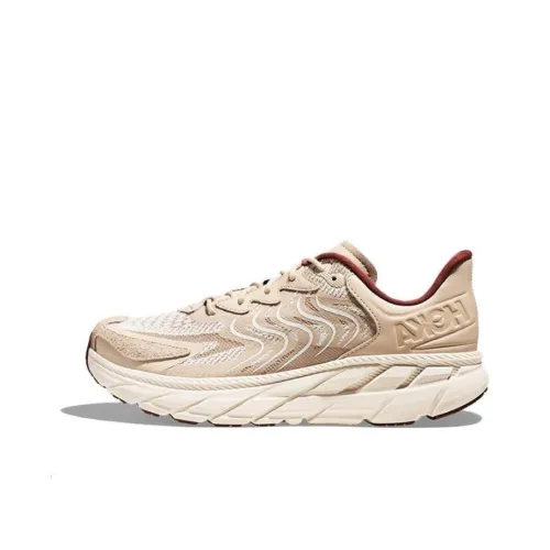 HOKA ONE ONE Clifton LS Повседневный Низкий Топ Песочный Ржаво-Красный Унисекс