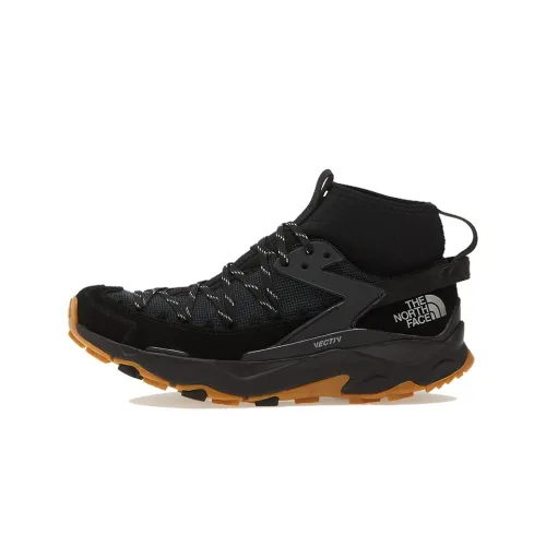 THE NORTH FACE VECTIV TARAVAL Противоскользящий Устойчивый к истиранию MID Топ Обувь для активного отдыха Мужская Черная