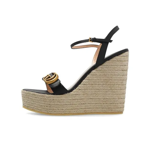 GUCCI One Ремешок Сандалии Женские Черные