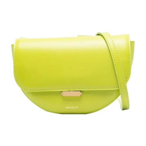 Wandler Телячья кожа Сумка через плечо Сумка на плечо Стандартная Женская Зеленая