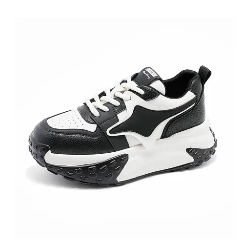 BAIJIHONG Противоскользящий Износостойкий Дышащий Низкий Топ Обувь с Толстой Подошвой 5 см Женская