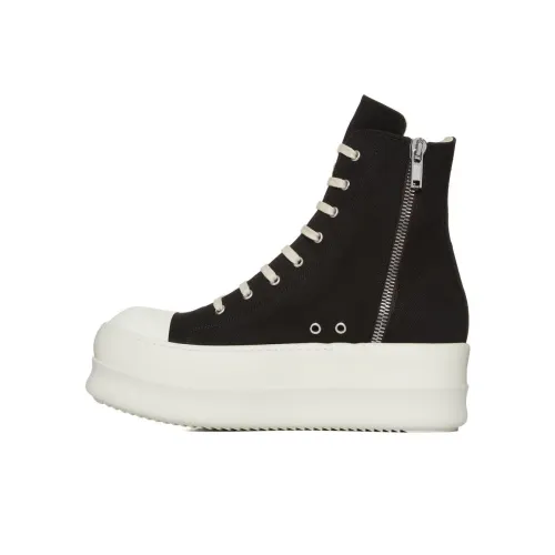 Rick Owens DRKSHDW Высокие кроссовки для скейтбординга Мужские Черные