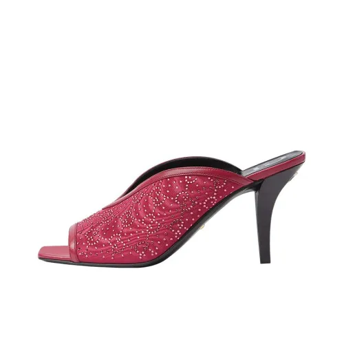 GUCCI Слипоны Женские Вишнево-красный
