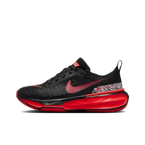 Nike Invincible 3 Амортизирующие беговые кроссовки с низким верхом устойчивые женские черные и красные