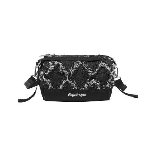 LINING Хлопок Сумка через плечо Стандартная Унисекс Черная