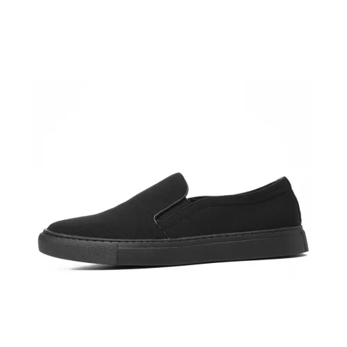 YEDANI Canvas Shoes Low Top Black Sole Men's