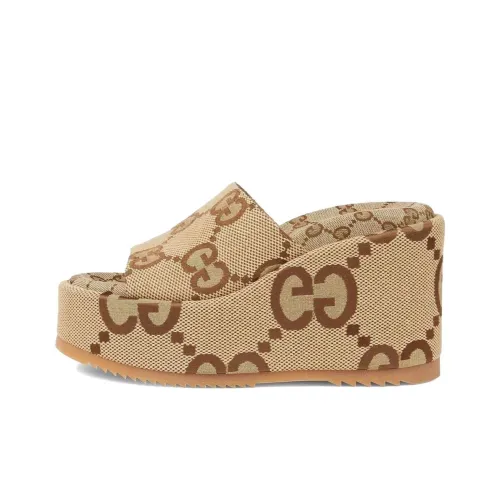 GUCCI Слипоны Женские Коричневый