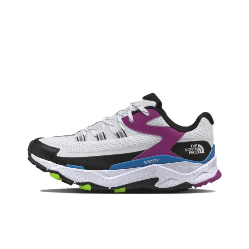 THE NORTH FACE VECTIV TARAVAL Противоскользящий устойчивый к истиранию низкий топ уличная обувь мужская белый фиолетовый